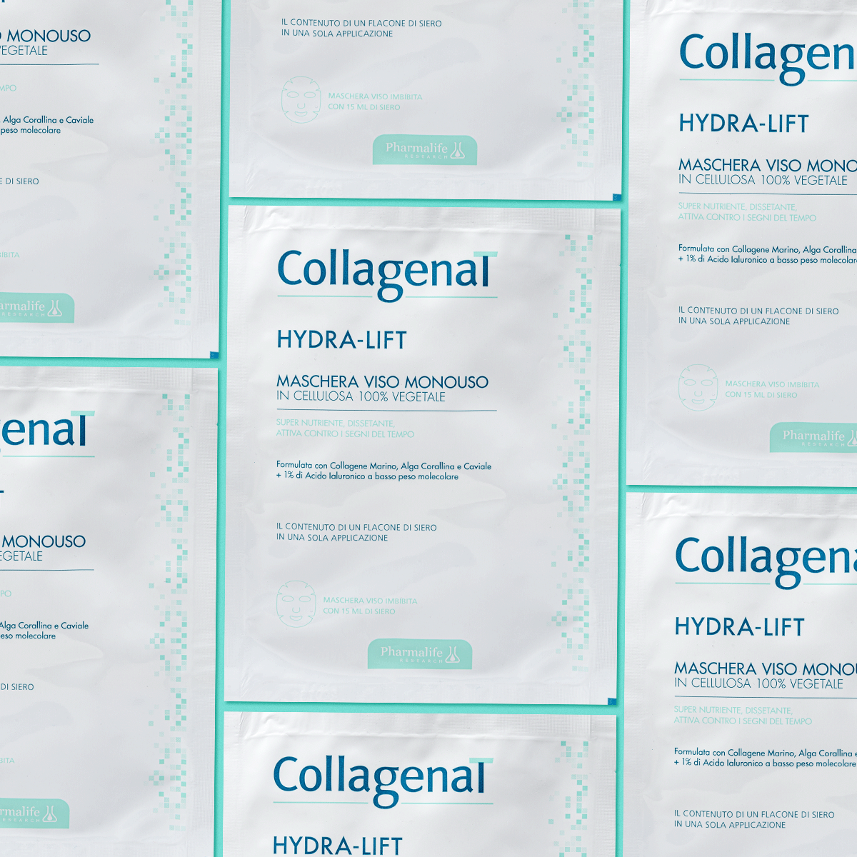 Kolagenowa ultra odżywcza i super nawilżająca maseczka do twarzy w płacie CollagenaT Hydra-Lift